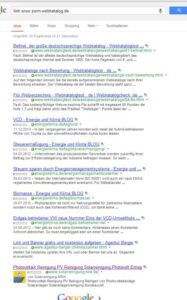 Screenshot BrandRank in deutschen SERPs
