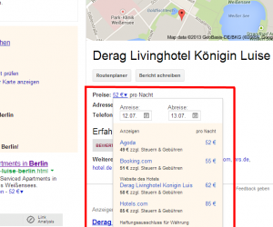 Screenhost Google Knowledge Graph Hotel