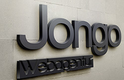 Außenwerbung der JONGO Webagentur