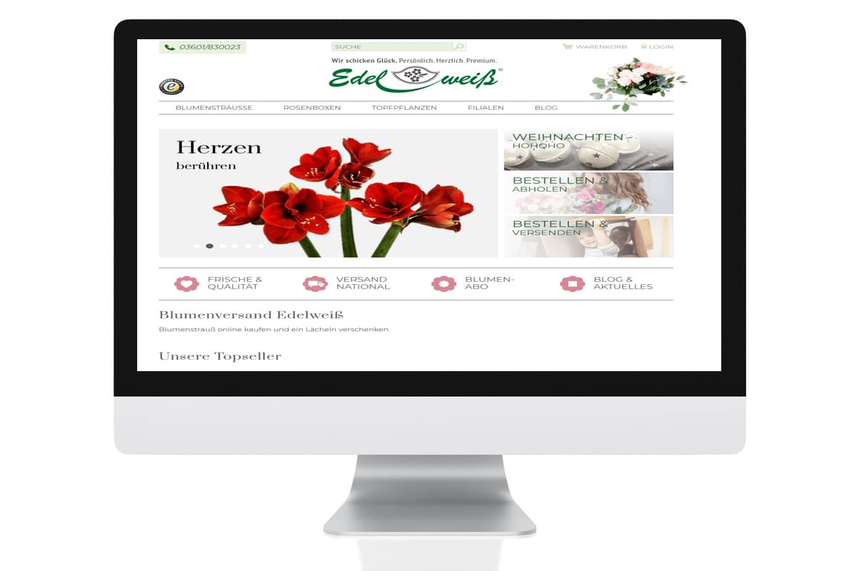 Referenz Blumenversand Edelweiß